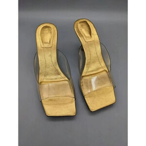 Marc Fisher LTD Marcelo 2 Women's Sandals Gold Size 6 (MSRP $130)